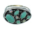 Sterling Silver Opal And Turquoise Southwestern Jewelry Ring Size 6-3/4 YX68918